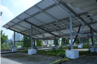Two Pole Solar Mounting Structure